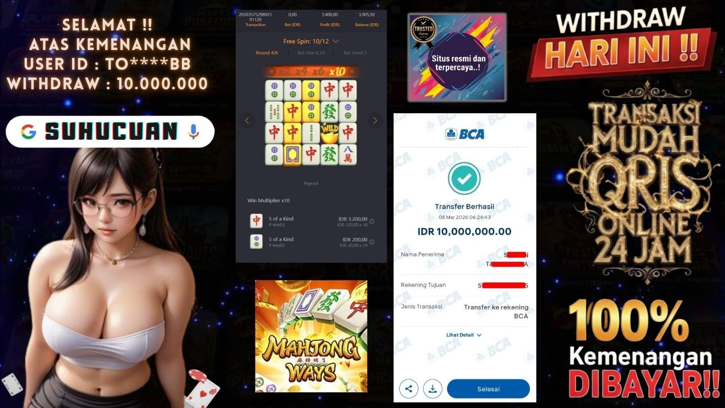 SUHUCUAN JACKPOT SLOT MAHJONG WAYS 